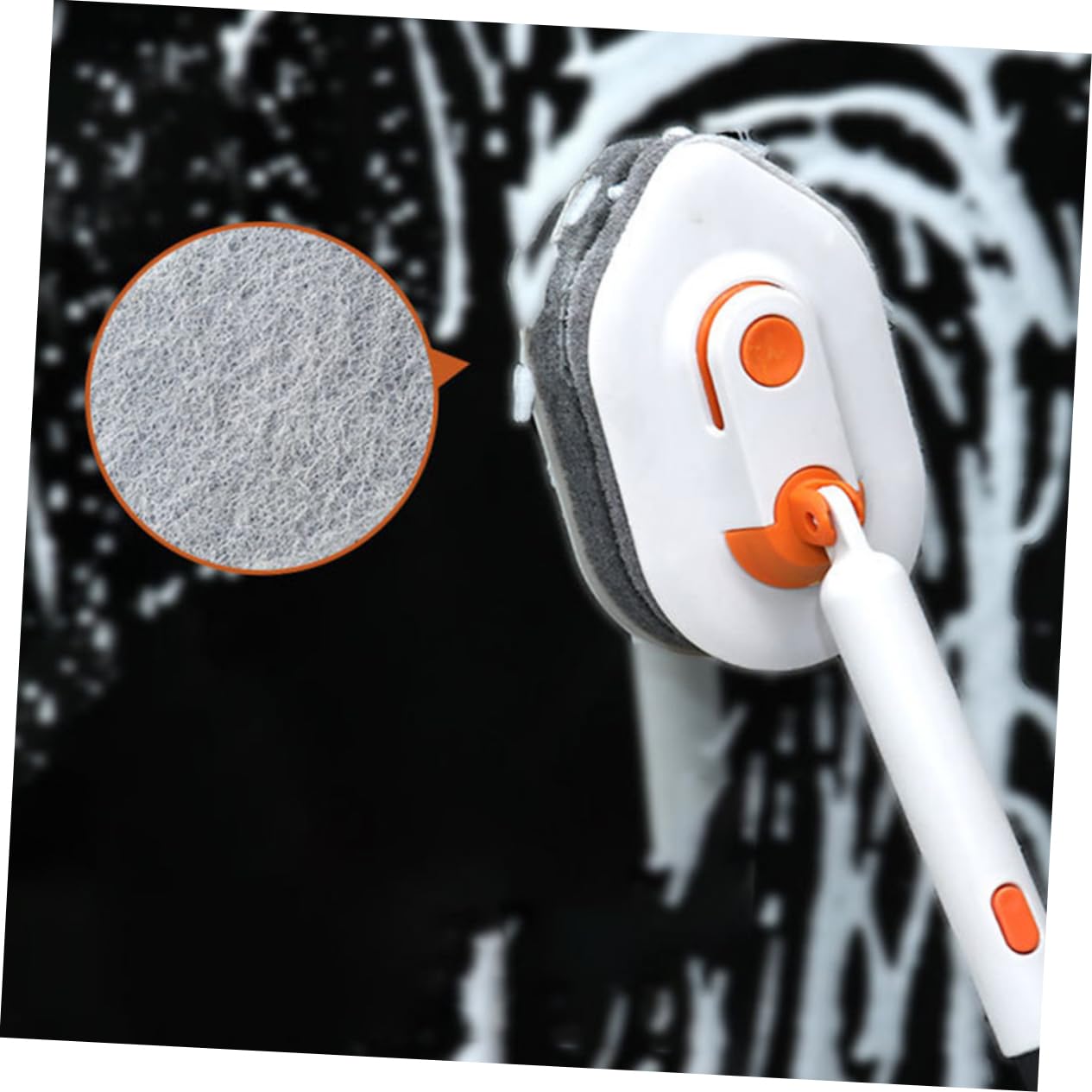 Cepillo De Suelo Multifuncional para Limpiar Ventanas Azulejos y Bañeras Mango Extensible para Uso Ducha y Lechada De De Baño