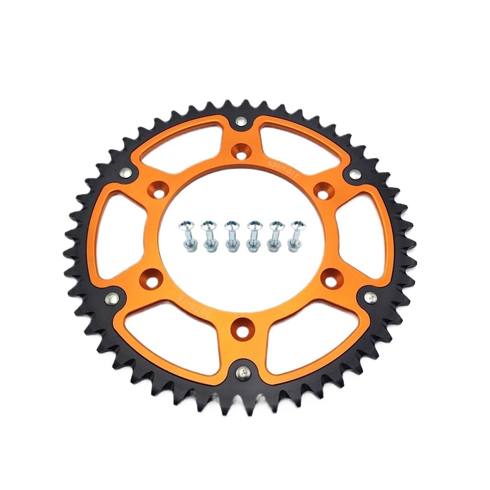 EJUOYO Chain Sprocket Fit For Gasgas 125-530 1991-2023 Motorcycle Accessories Rear Sprocket 520 Chain 51T 52T(51T)