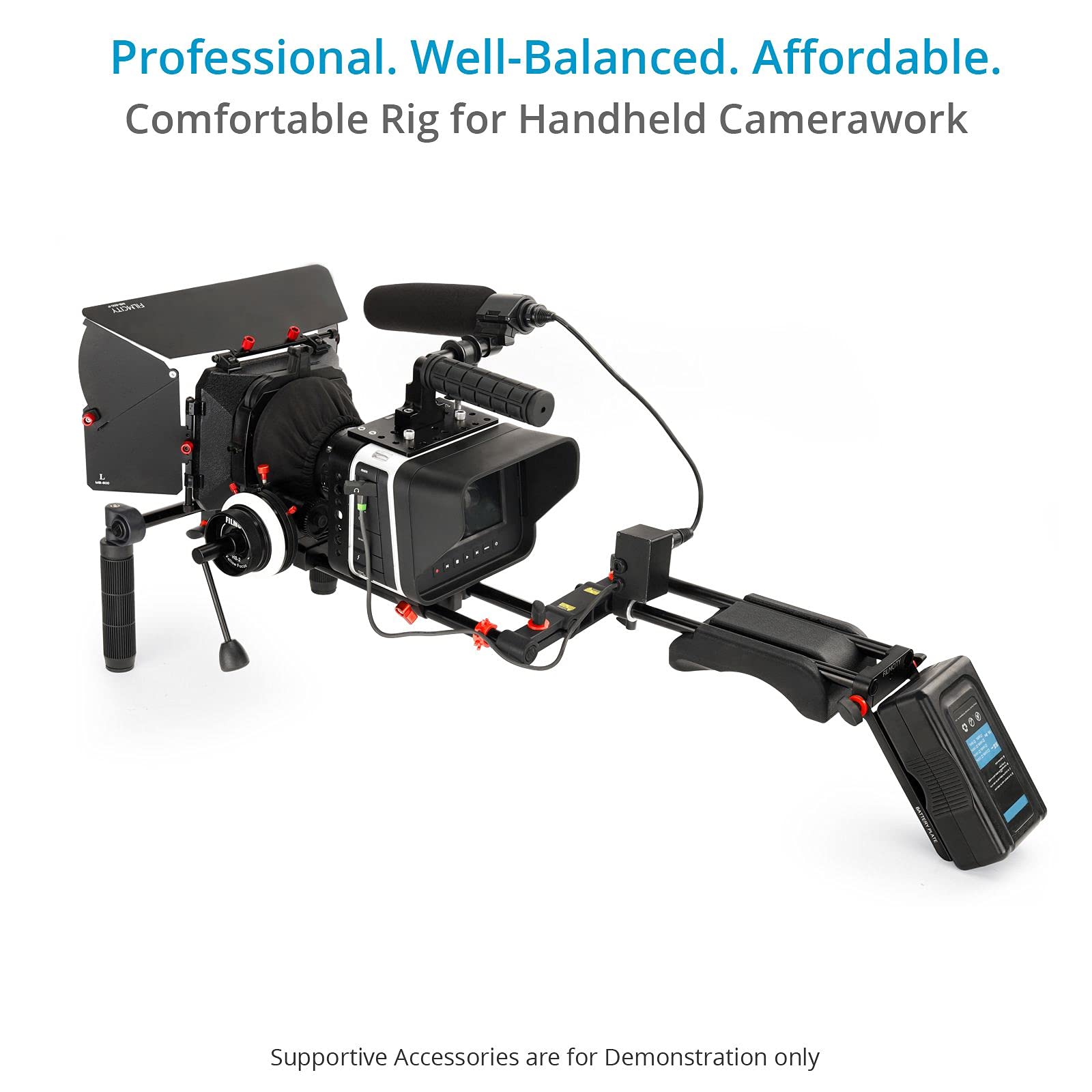 FILMCITY Shoulder Rig Kit for Cinema Camera / Production Camera 4k (FC