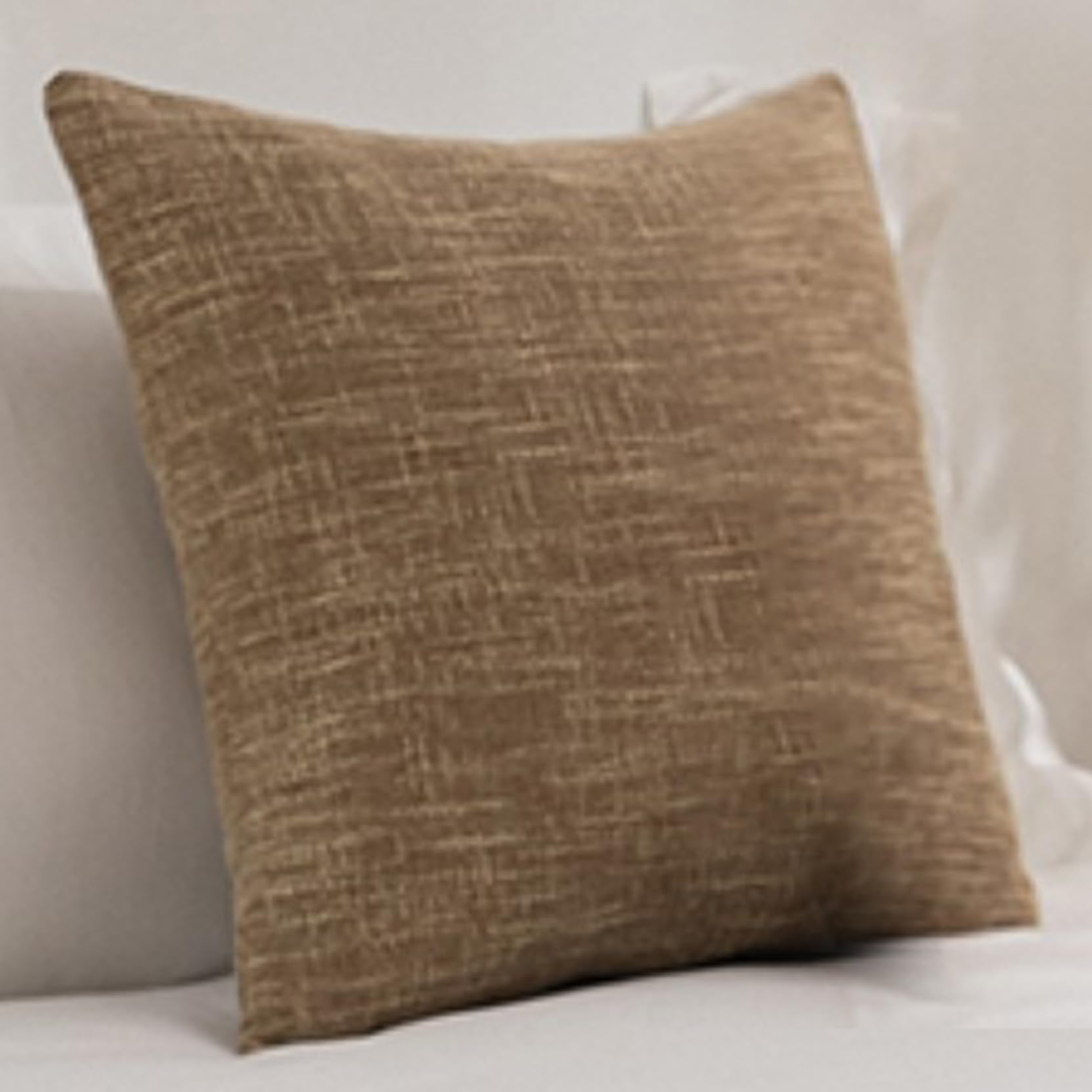 Coussin de siège de voiture pour canapé au fini pompon marron haut de gamme