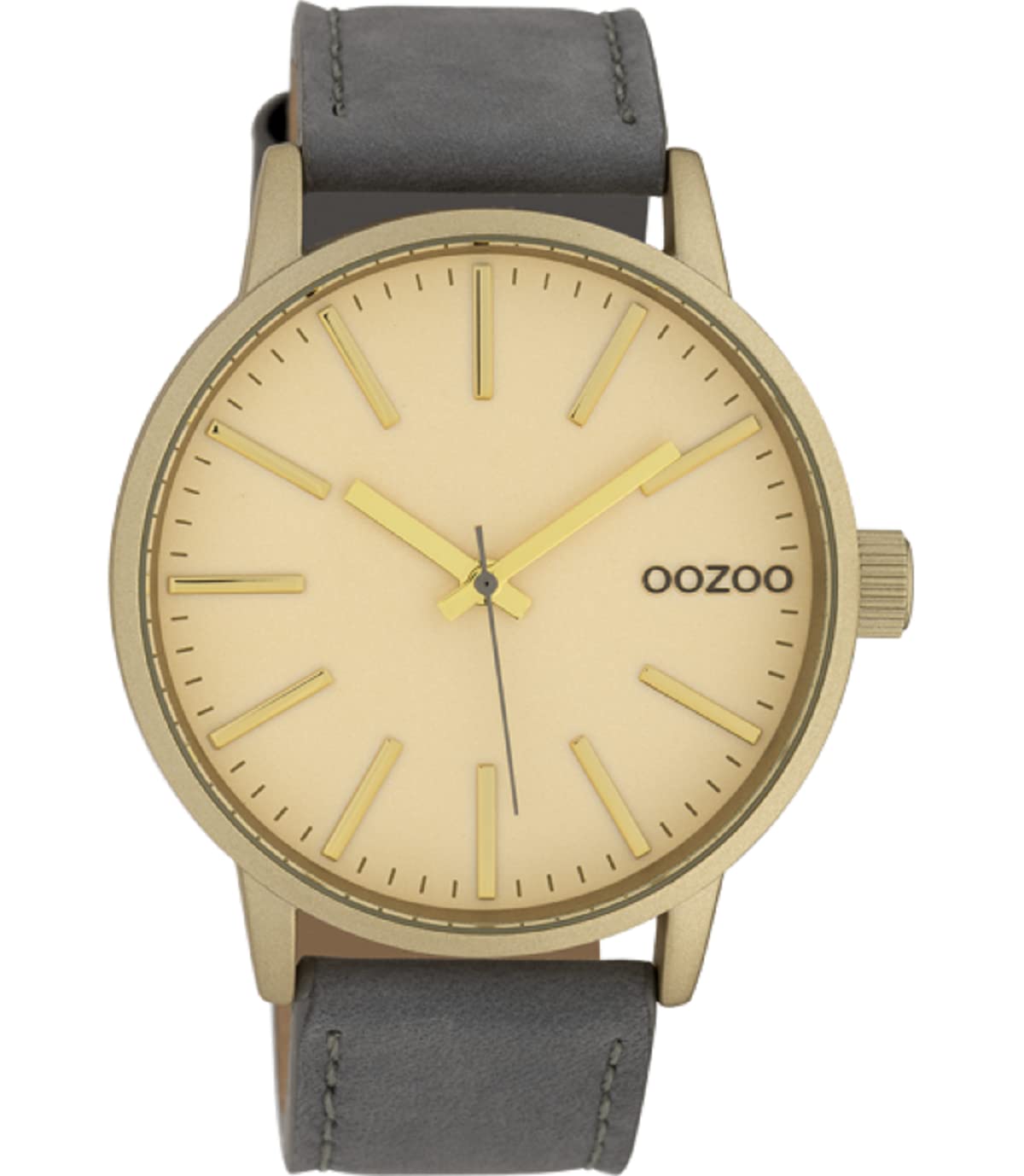 Oozoo Orologio da polso in pelle viola pastello Orologi da