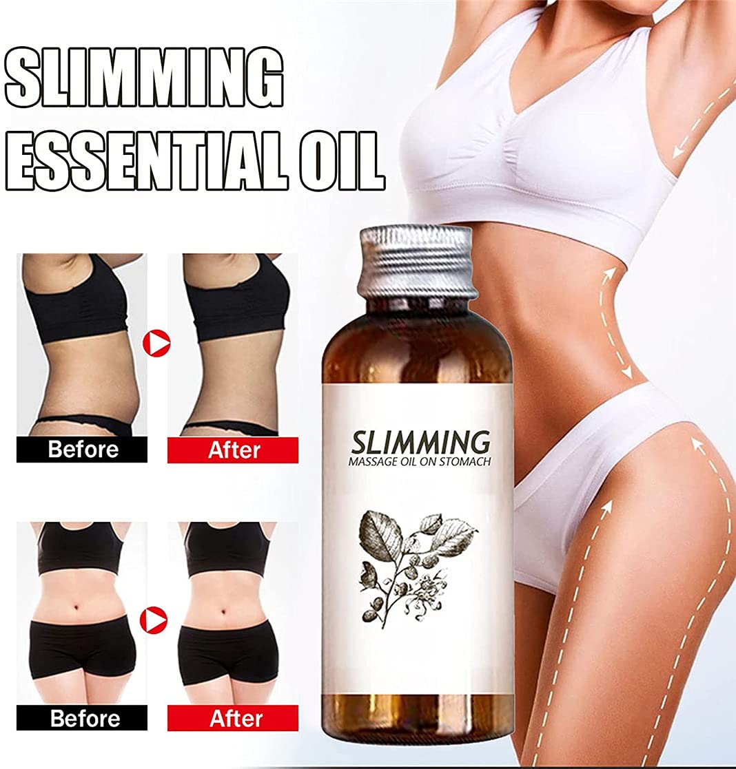 MoriAction Belly Off Herbal Slimming Massage Oil, Anti Cellulite & Fat Burning for Women