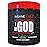 Insane Labz I am God Pre Workout, High Stim Pre Workout Powder Loaded with Creatine and DMAE Bitartrate Fueled by AMPiberry, Energy Focus Endurance Muscle Growth,25 Srvgs, Apple