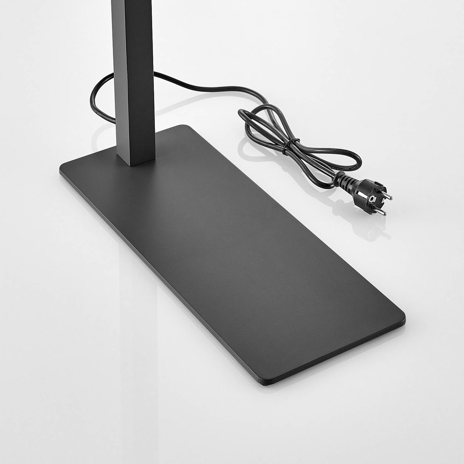 Arcchio LED Büro Stehlampe silber, Bürolampe Uplight und Downlight Deckenfluter 4498lm 4000K Standleuchte Office Büro-Stehleuchte