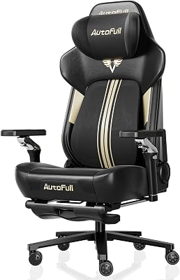 AutoFull M6 Ultra+ 2.0 Gaming Chair – World First with Shiatsu Massage | 720° Mechanical Armrests, Dynamic Lumbar Support, Adjustable Headrest | Ventilated & Heated