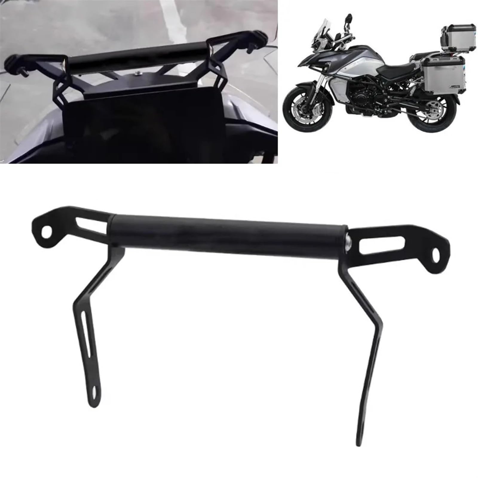 Soporte para Navegación GPS Soporte Navegación Motocicleta para QJMOTOR SRT800 SRT800X 800SRT SRT750 SRT600 Soporte para Teléfono Y GPS 22 Mm Soporte Navegación