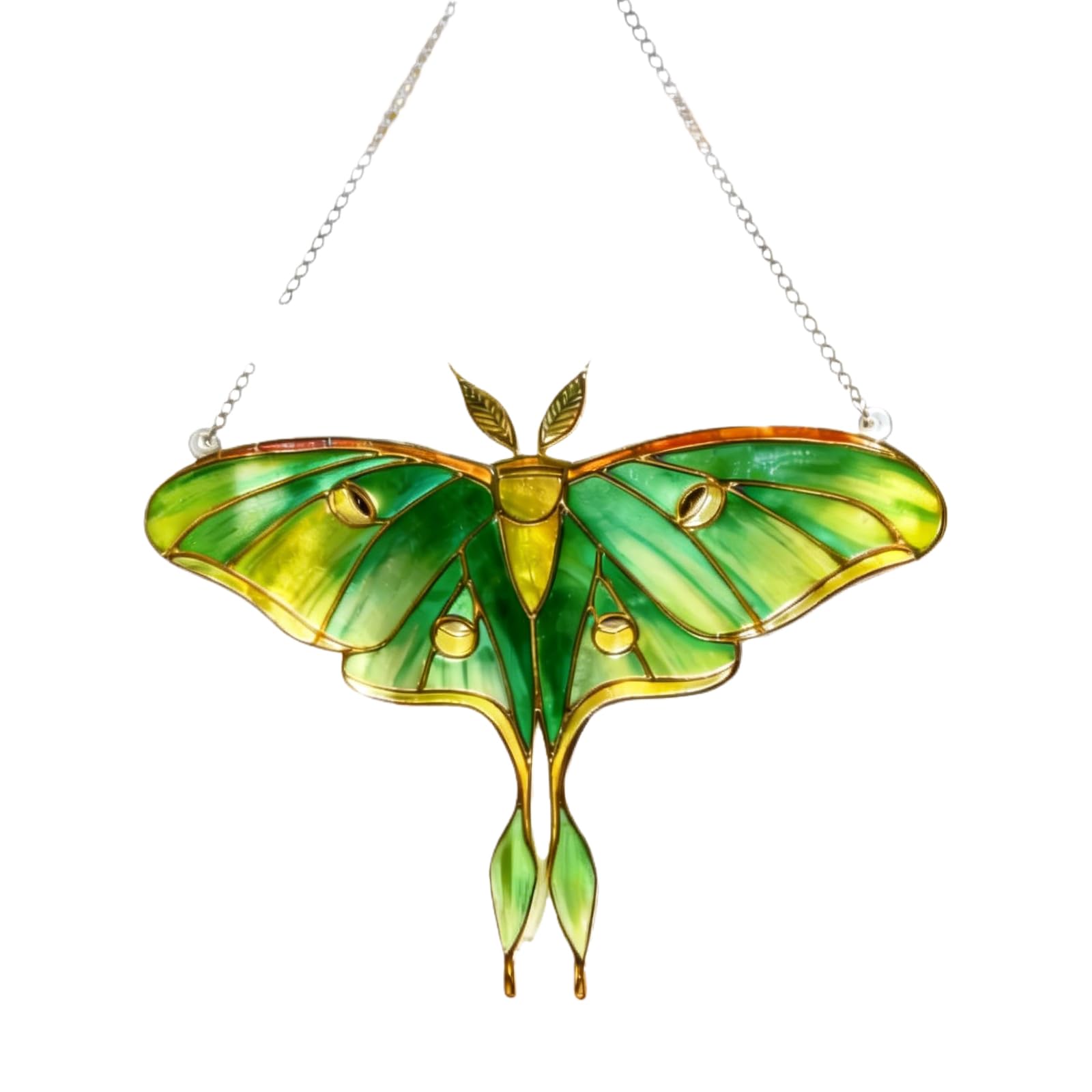 Tsophreniq Stained Glass Window Hangings Colorful Butterfly Suncatchers Decors for Home Garden Yard Ornament Housewarmings Gift Stained Glass Window Hanging