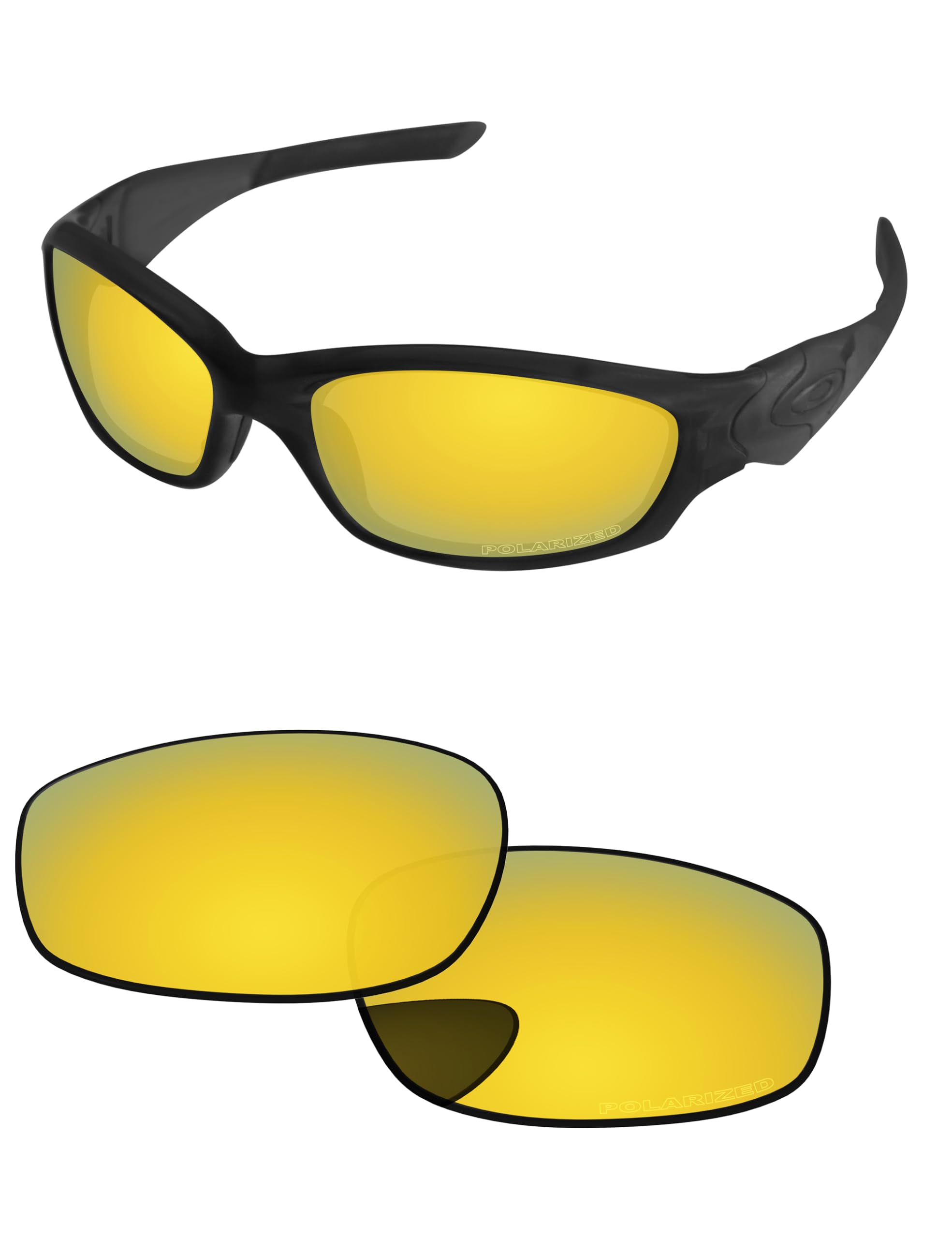 Amazon.co.jp: PapaViva Oakley Straight Jacket 2007 サングラス 24K