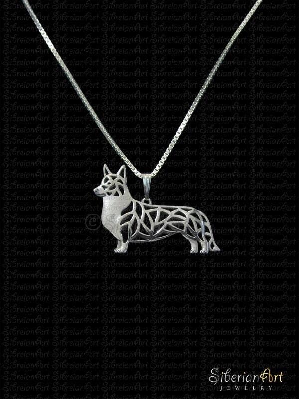 925 Sterling Silver Cardigan Welsh Corgi Pendant Necklace Gift For Dog Lovers Dog Necklace Pet Jewelry Dog Memorial Dog Keepsake Dog Loss Pet Rare Personalized Animal Jewelry Unique Gift