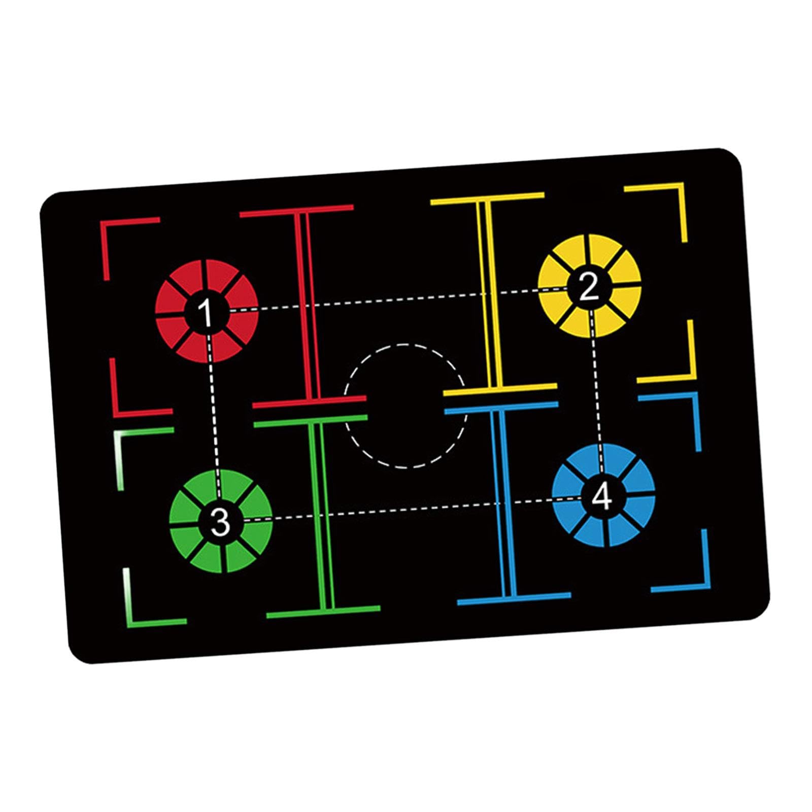 Basketball Training Mat Mute Basketball Footstep Training Mat for All Levels Red Yellow | Team Sports | Basketball | Training Aids-image-22