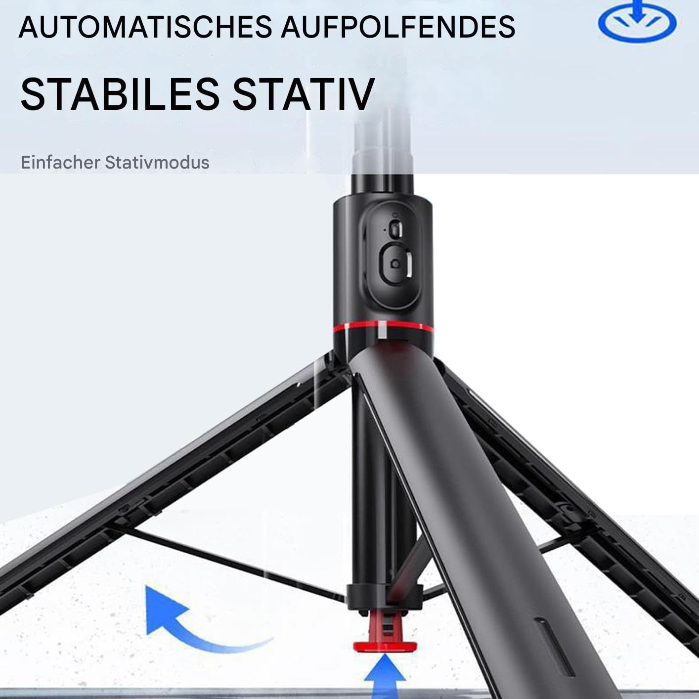 Statyw do telefonu Zdalny Pilot, Rozsuwany Magnetyczny Statyw