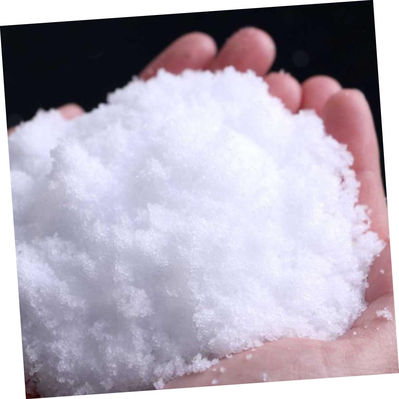 Neige Artificielle Blanche 500g Poudre Douce pour Décoration de Noël et Fêtes D'anniversaires