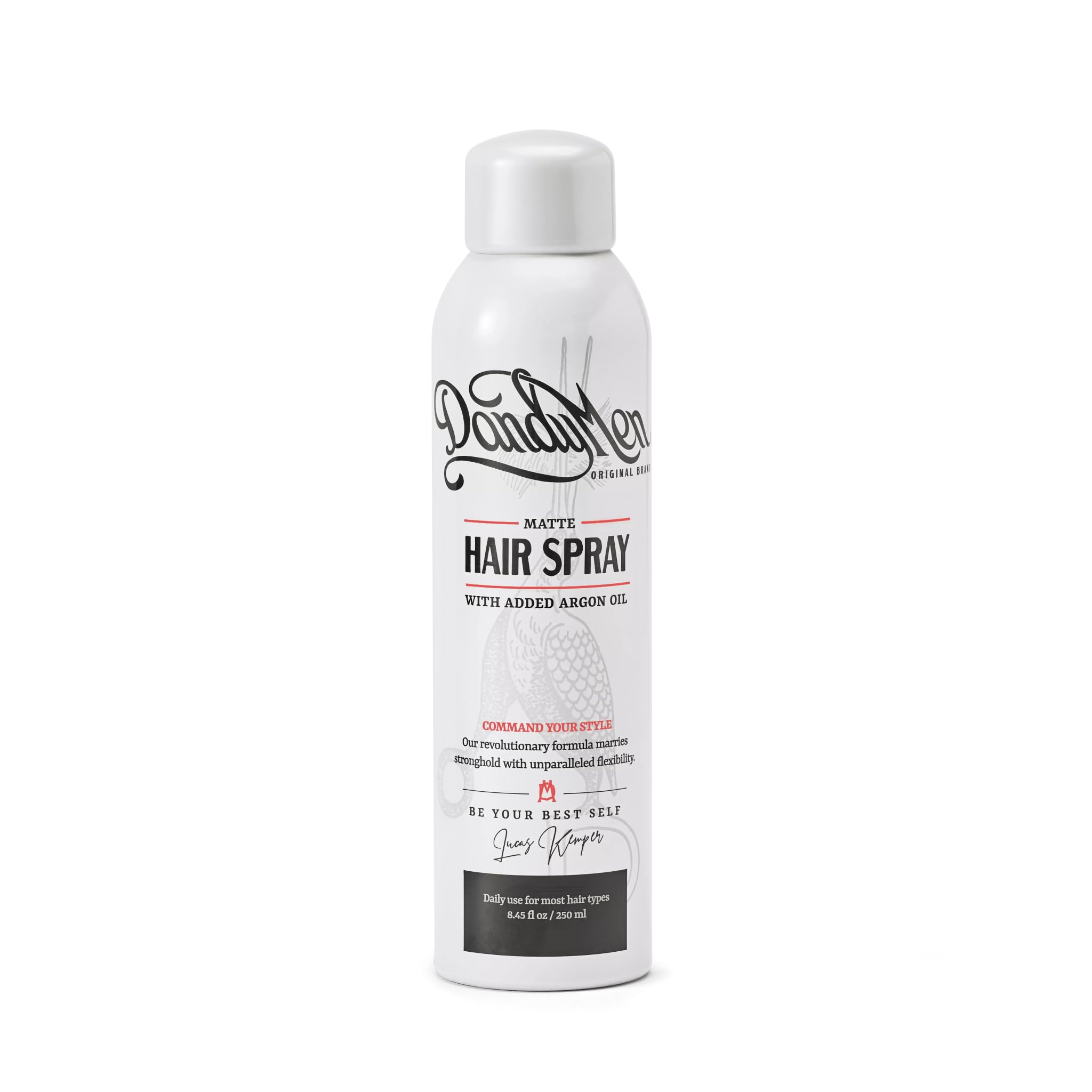 Firm Hold Hair Spray for Men – Flexible Matte Finish Styling Spray – Humidity Resistant & Anti-Frizz with Pro-Vitamin B5 – Fragrance-free, 8.45 oz