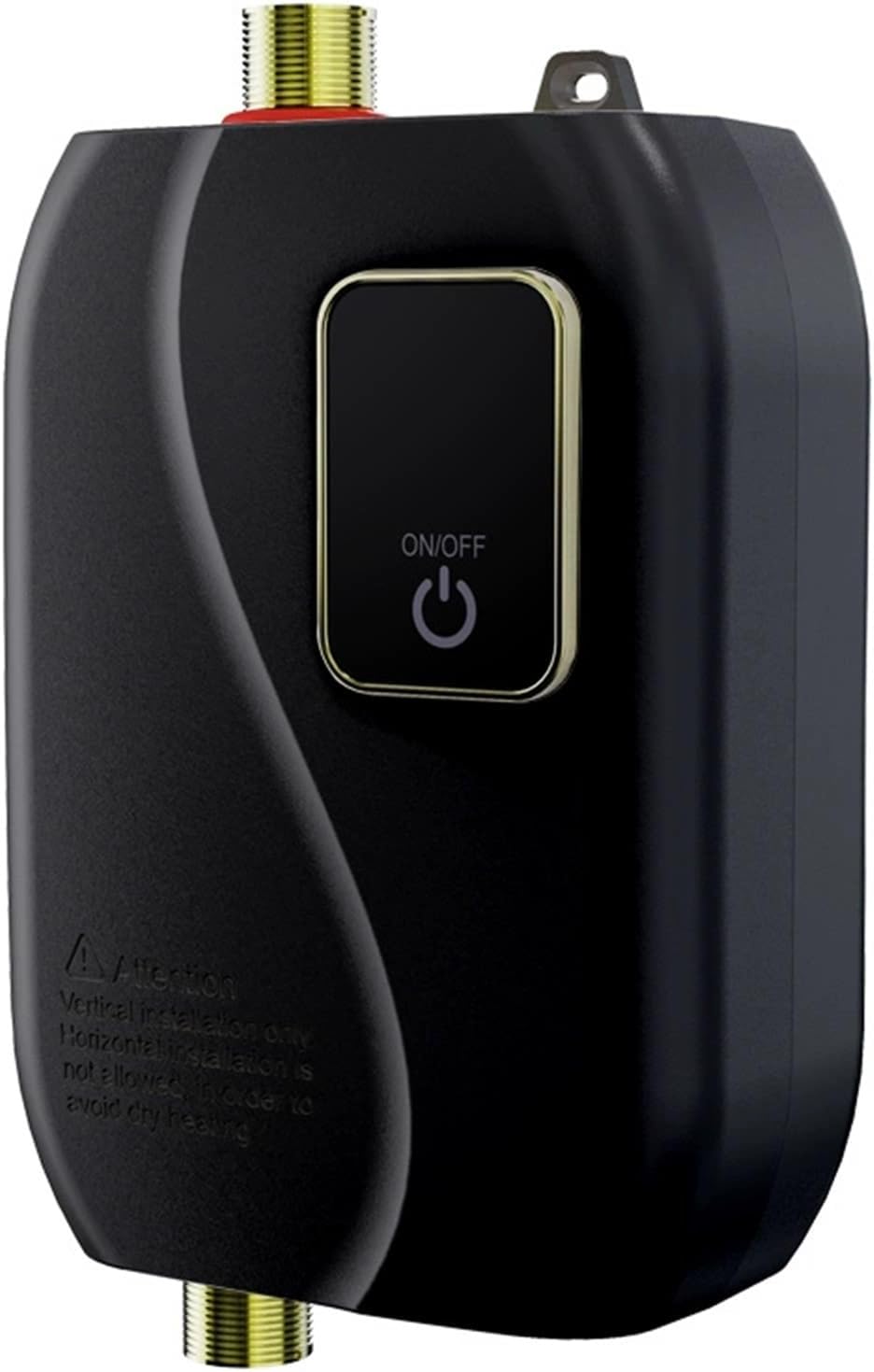 Instant Hot Water Heater Under Sink, Tankless Water Heater Electric,On Demand Mini Water Heater for RV Kitchen Bathroom, Mini RV On Demand Water Heater(Red)