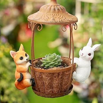 Amazon.co.jp: 置物 動物 ぶら下がる姿 リアルな毛並み (ウサギ