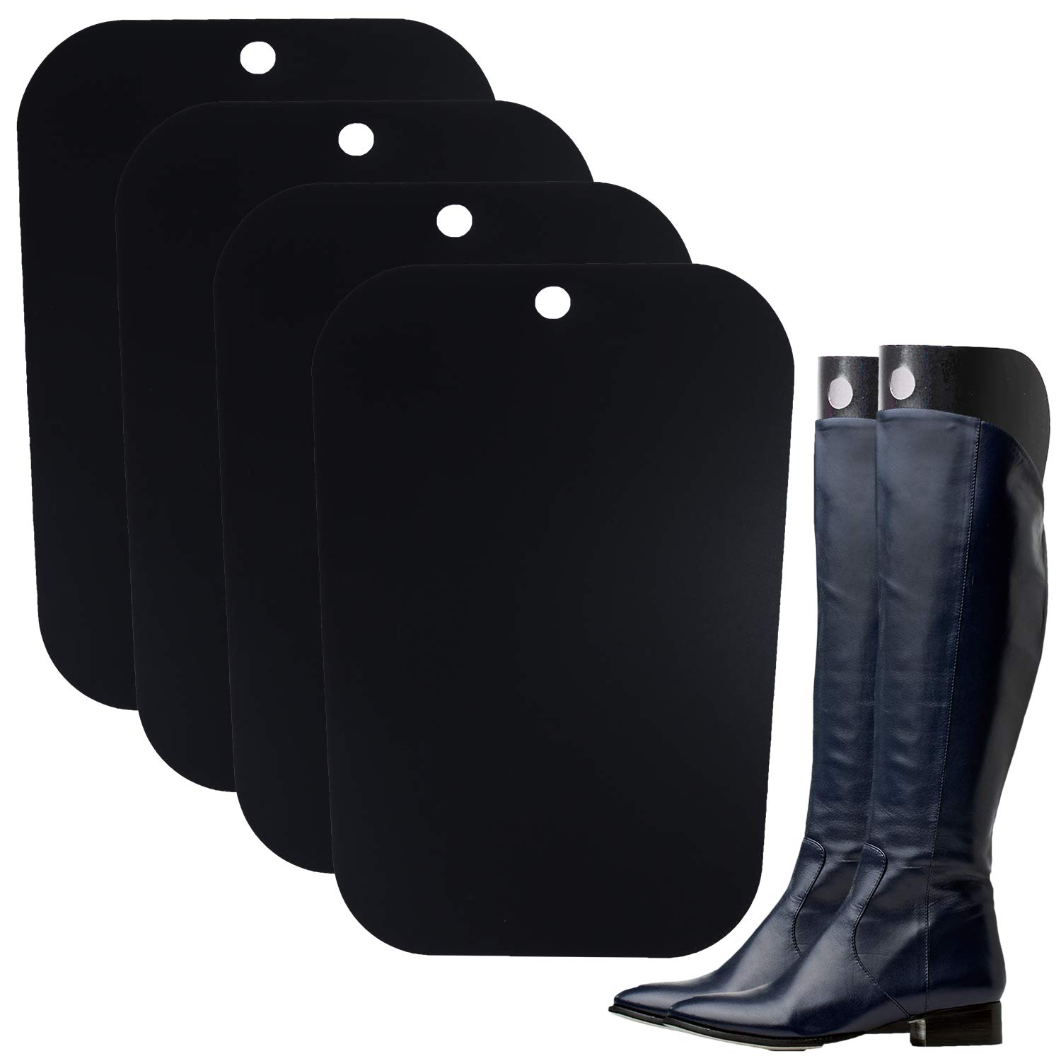 Ruisita4 Pieces (2 Pairs) Boot Shapers Form Inserts Breathable Boots Support for Men or Women