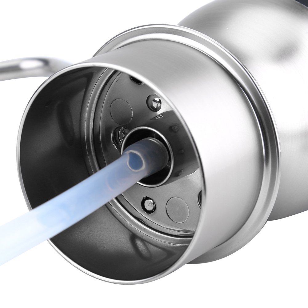 Yosoo Pompe à eau potable électrique sans fil USB automatique pour fontaine à eau d’intérieur Noir