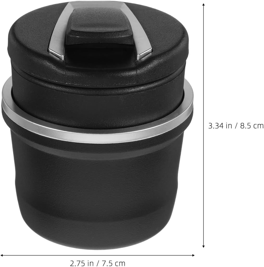 Portable Car Ashtray with Lid Compact Multifunctional Cigarette Ash Tray for Smokers Travel and Outdoor Use Easy to Clean
