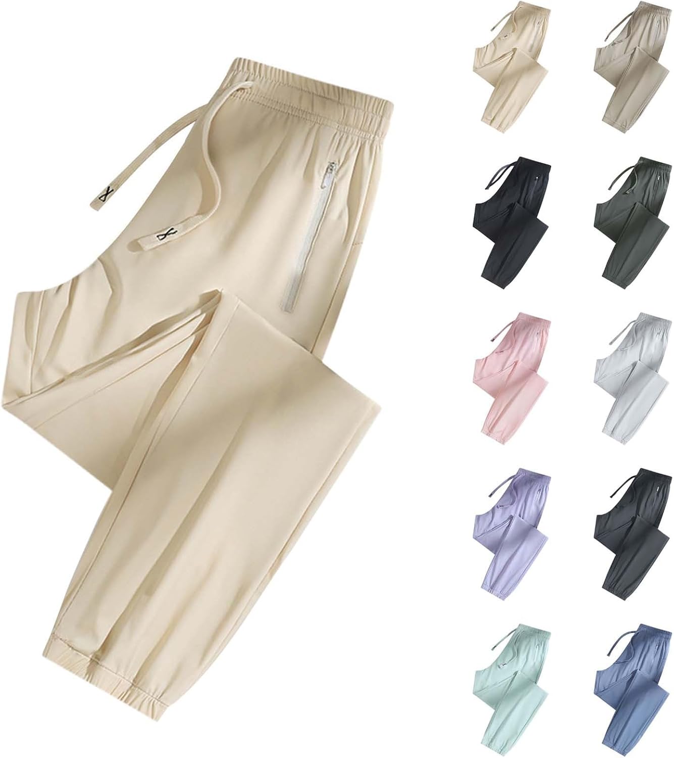 Comfy Fit Stretch Active Pants for Women Plus Size Quick Dry Beeswan Pant Breathable Hiking Workout Glide Pants S-5XL