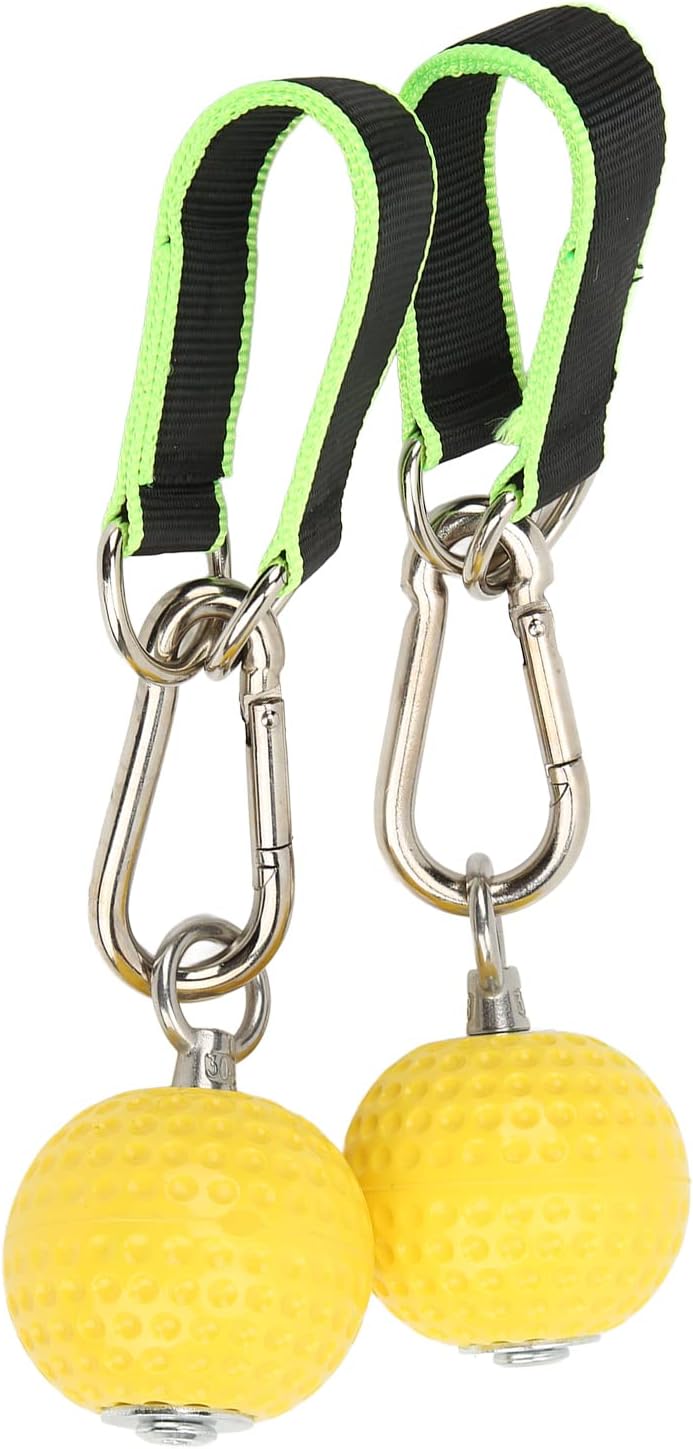 Climbing Pull Up Hand Grips Ball Set, Fitness Equipment for Arm Strength Training, Non Slip PU Material, Quick to Install with Webbing and Buckle, Ideal for Rock Climbers and Gymn