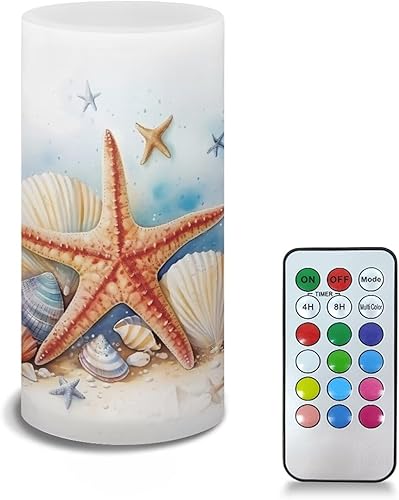 Vista 141 de Velas LED sin llama personalizadas que funcionan con pilas con temporizador remoto que cambia de color, personaliza fotos y texto, hazlo tú mismo tu