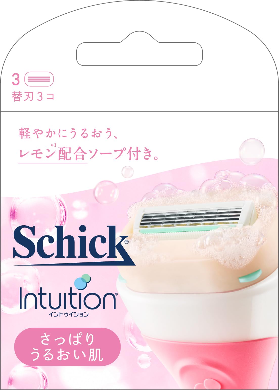 Schick(シック) イントゥイション さっぱりうるおい肌 替刃(3コ入) 女性用 カミソリ