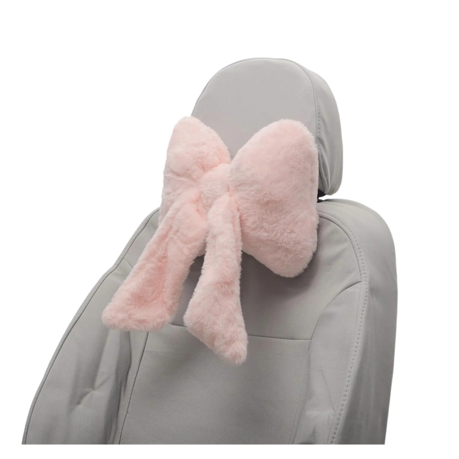 Hviyroi car seat cushion Memory Foam Pink Bow Car Neck Pillow Plush Cushion(Pink)