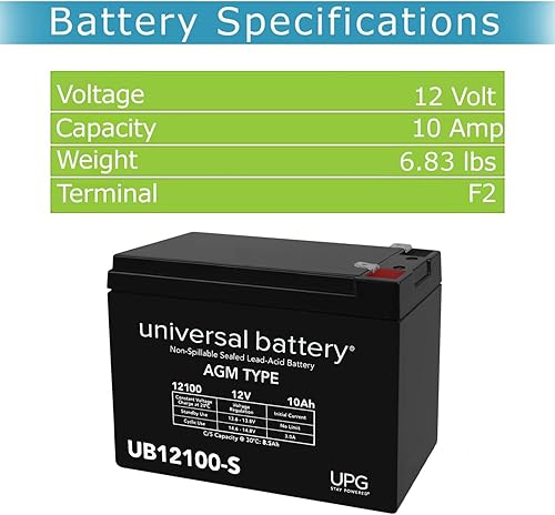 Miniatura 3 de Batería universal UB12100-S