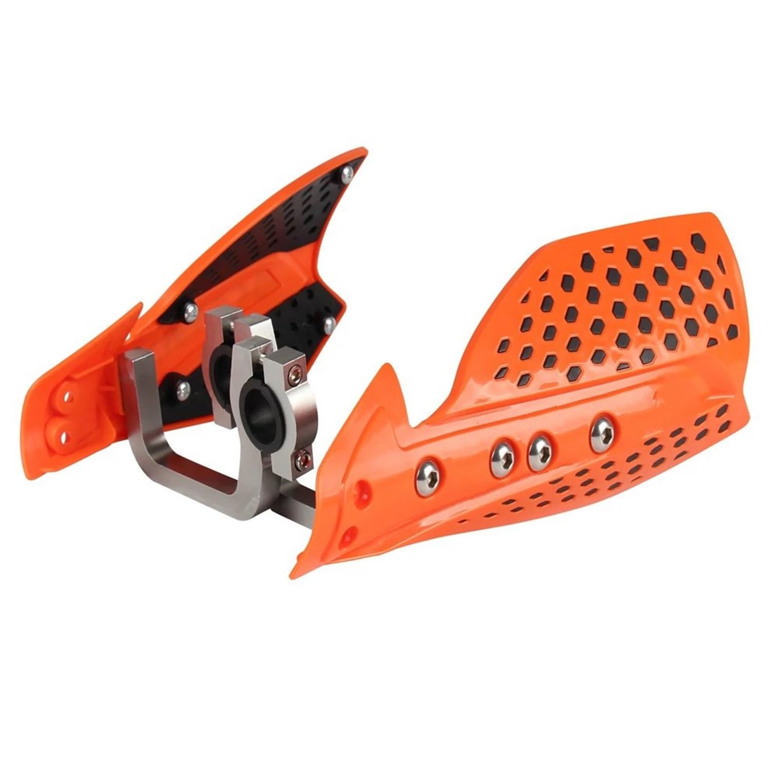 Uchwyty motocyklowe kierownicę motocykla Osłony dłoni motocykla Osłony dłoni 22 mm 28 mm Kierownica do SX EXC SMR XCW Moto Dirt Bike ATV Ta osłona(Orange)