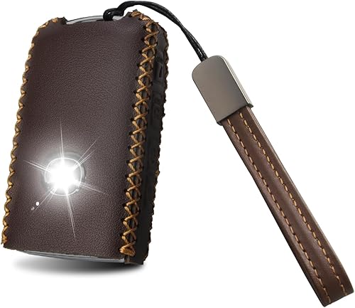 Miniatura 1 de QBUC Funda protectora de piel auténtica para llavero de Mazda, compatible con Mazda 3, Mazda 3 Hatchback, Mazda 6, CX-5, CX-50, CX-3, CX-30, CX-9,