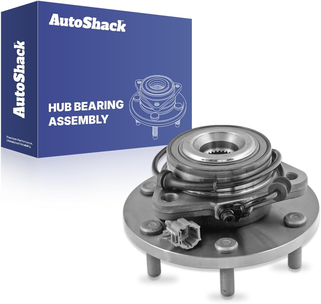 AutoShack Front Wheel Hub Bearing Assembly Left or Right with ABS Replacement for 2008-2012 Nissan Titan 2008-2012 Nissan Armada 2008-2010 Infiniti QX56 1-PC