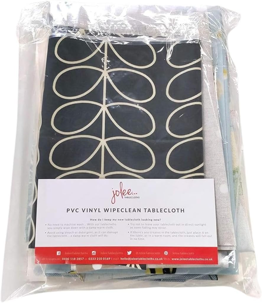 Jolee Fabrics 2kg Bag of Genuine Oilcloth Fabric Tablecloth - Offcuts/Remnants/Roll Ends/Crafting Material - Mix of Various Designs