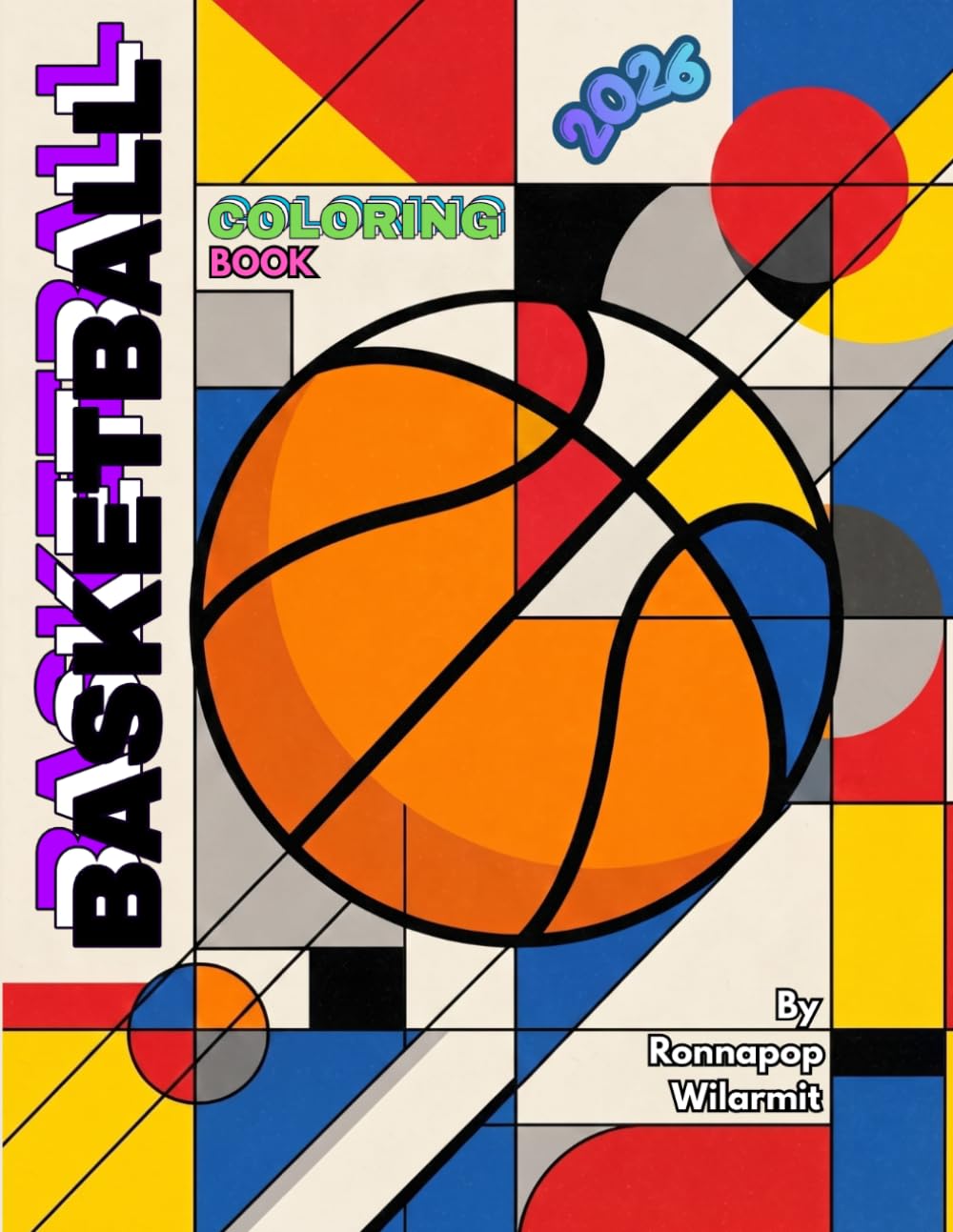 Basketball Coloring Book: Thoughtfully designed to inspire peace and relaxation