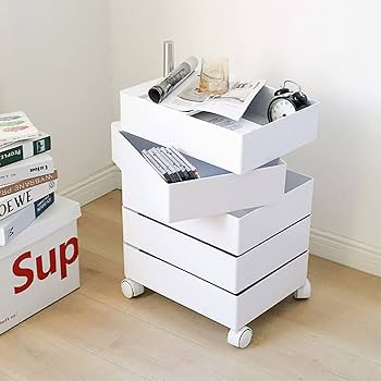 大人気！美品！韓国インテリア　 スライドキャスター付き5段ワゴン VeroMan カラーラック ワゴン キャスター付き 5段 収納 ラック