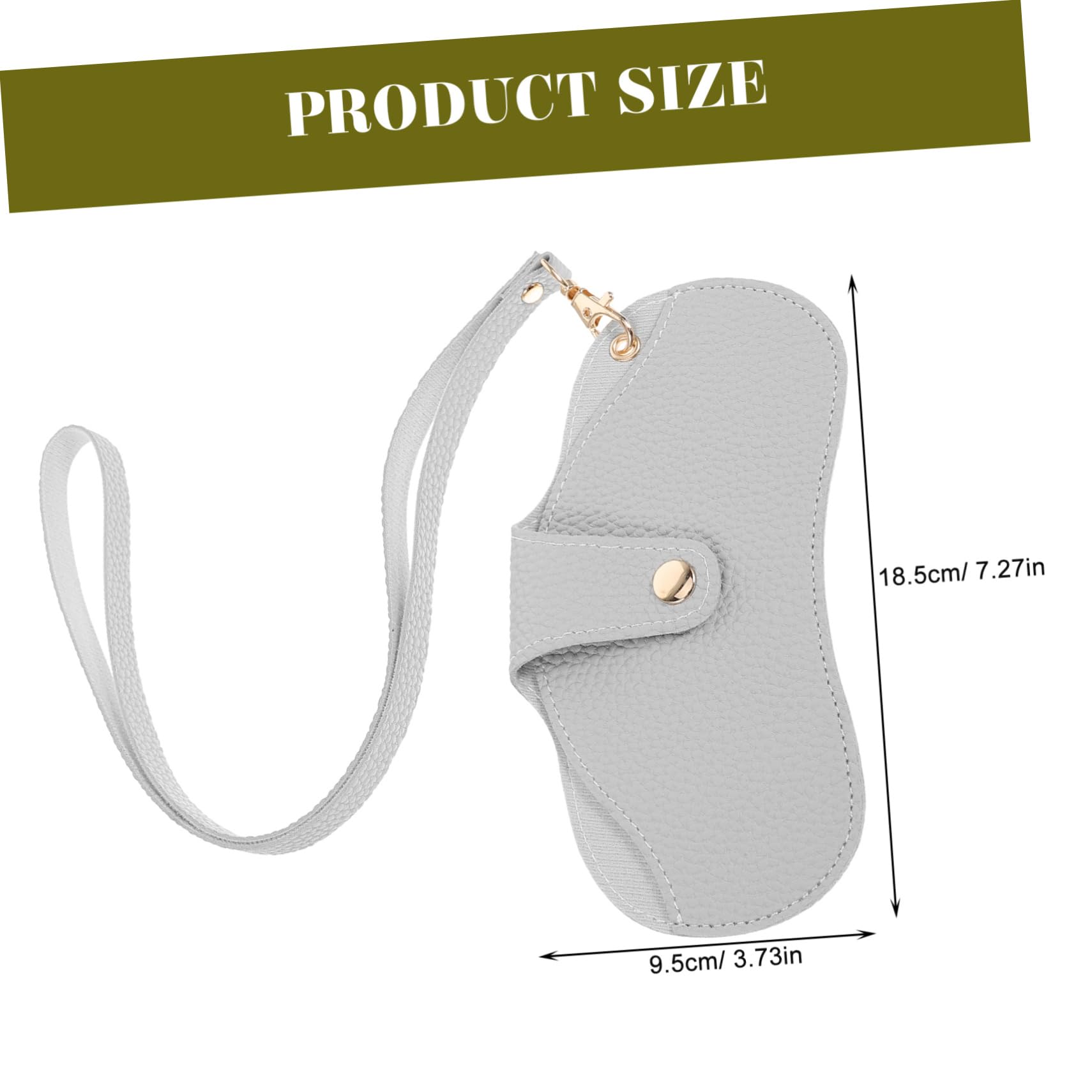 minkissy Portatile per Occhiali Sole Astuccio Appendibile Similpelle e Antigraffio Design Compatto per Viaggi