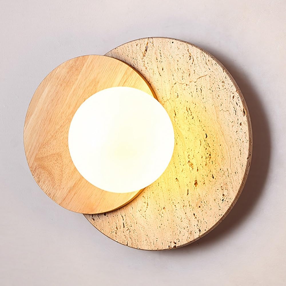 Amazon.com: Japanese Wabi-sabi Wall Sconce, Creative Cream Style