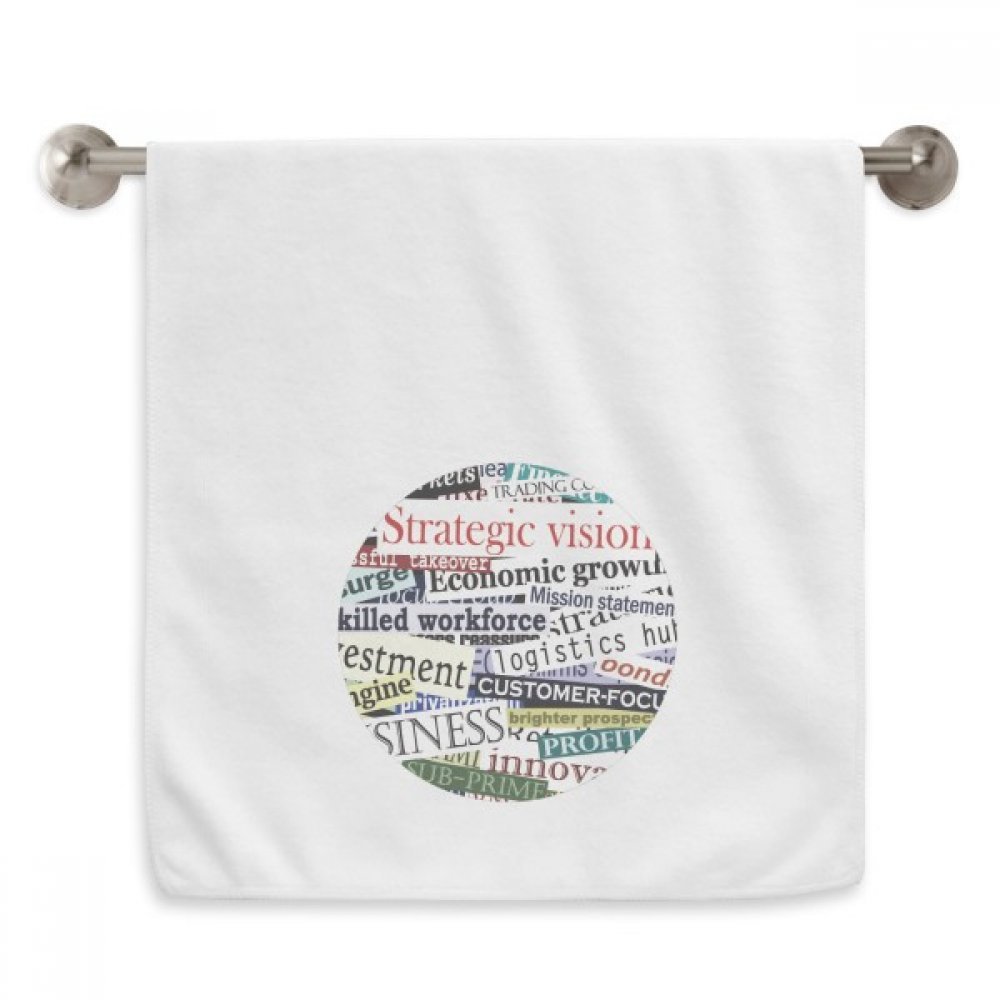 Serviettes débarbouillettes 13X29 Pouces motif veines diadème en blanc