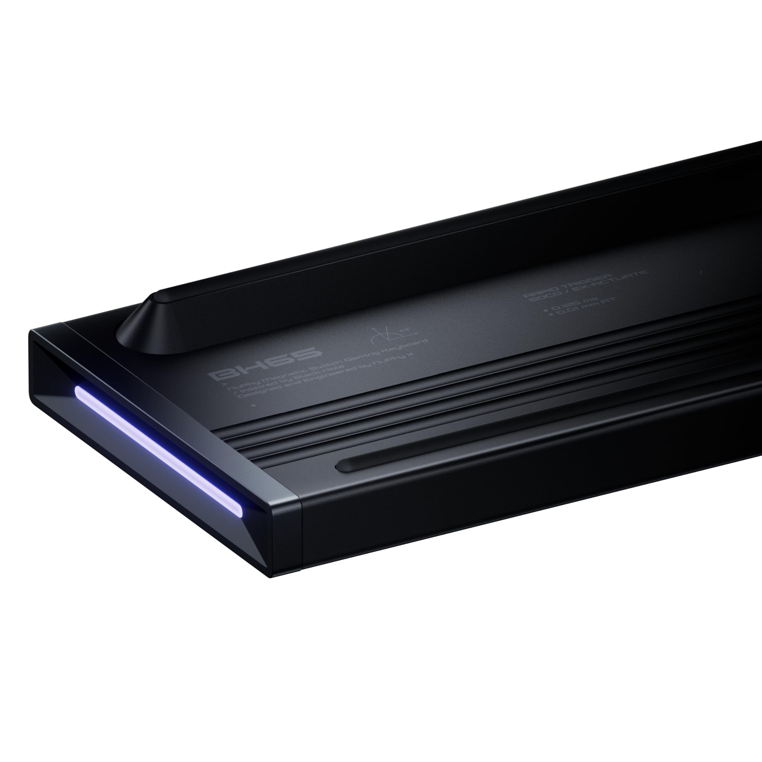 NuPhy X BH65 - Tastiera ad effetto Hall, interruttore magnetico hot swap, attivazione regolabile, modalità di attivazione rapida, RGB personalizzata per Mac Windows Linux - Black Magnetic Jade Pro