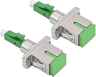 LVYXON 2 adaptadores de fibra óptica para conectar SCAPC hembra con LCAPC macho en varias aplicaciones