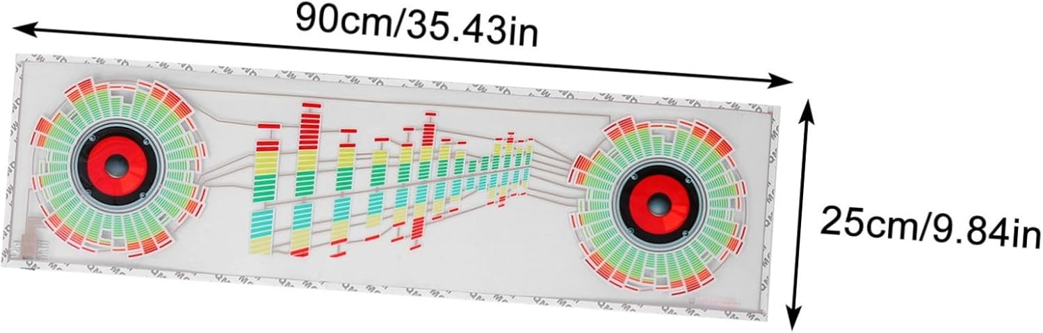 OUNONA Voice-Controlled Music Syncing Car Led Lamp Atmosphere Lighting for Vehicle Decor Lamp