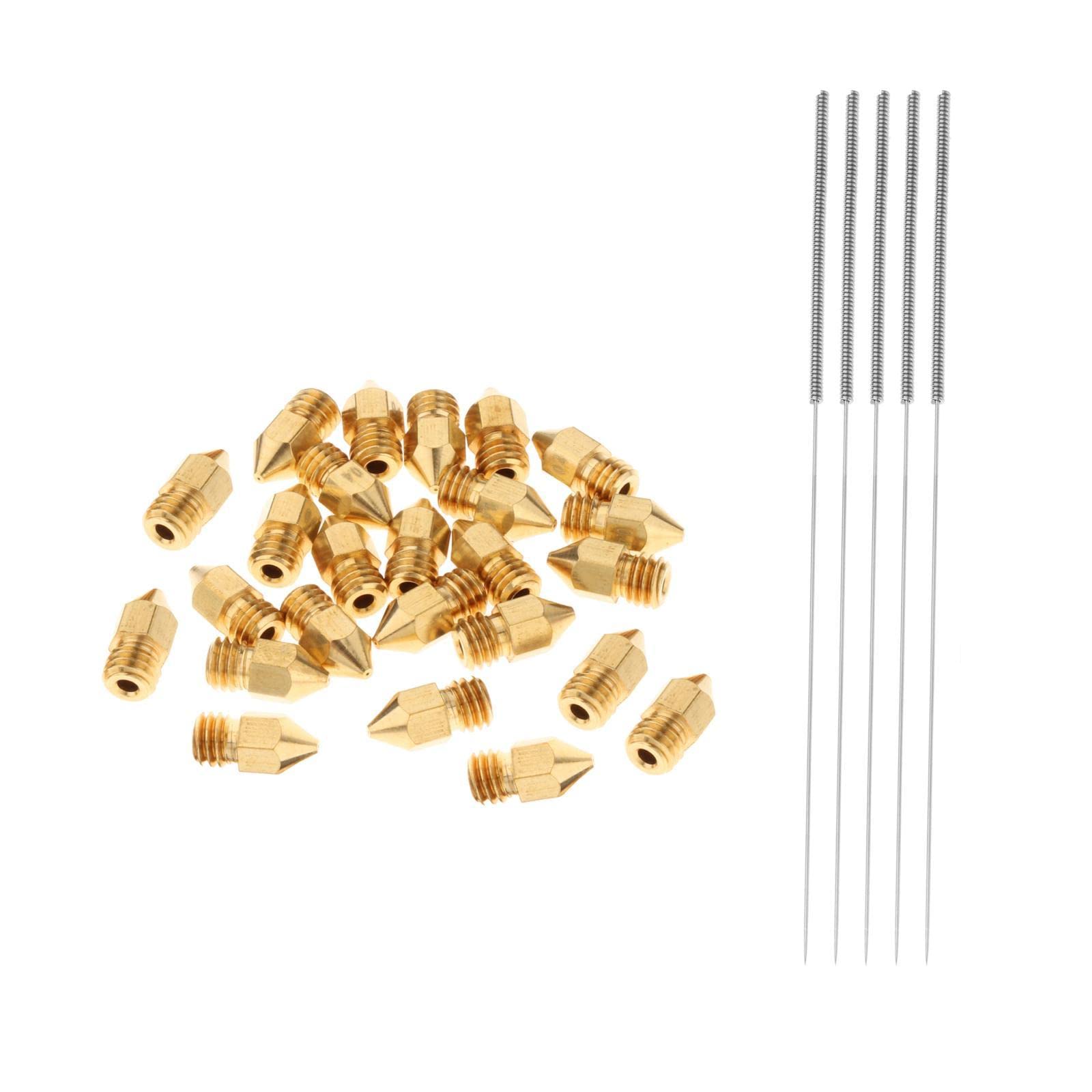 EXPORA 25x Brass Nozzles Extruder Print Head MK8 Ender for Creality CR-10-image-33