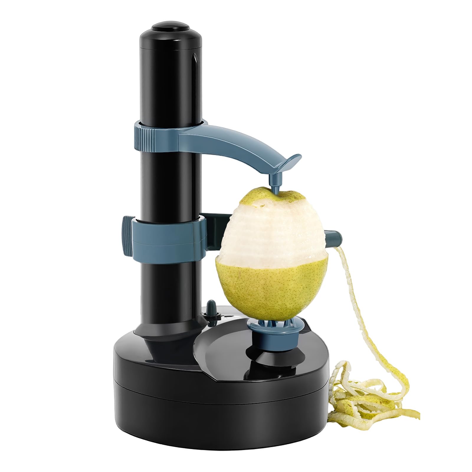 Pelapatate elettrico Frutta e Verdure Automatica Rotante Taglierina Apple Pelapatate – Kitchen Peeling Tool, Braccio adattabile, Risparmia tempo e fatica, Design di sicurezza