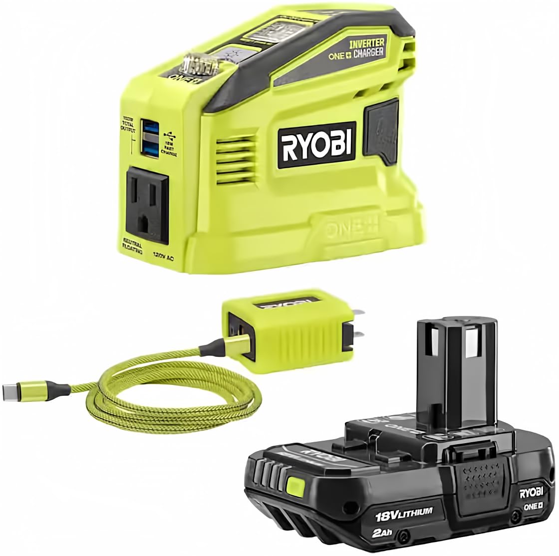 Lithium Battery Ryobi 18v Charger Home Depot Stihl Weed Eater