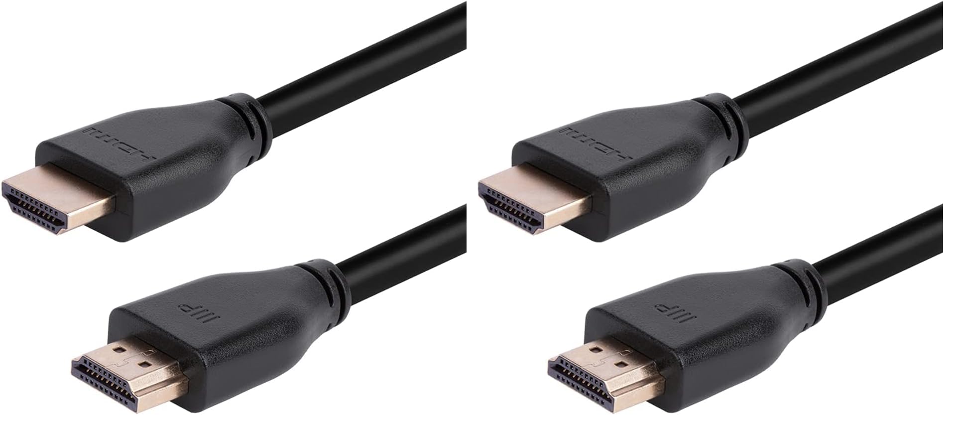 Monoprice 8K Certified Ultra High Speed HDMI 2.1 Cable - 10 Feet - Black | 48Gbps, Compatible with Sony PS5, Microsoft Xbox Series X &amp; Series S (Pack of 2)