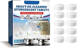 Powerful Kitchen Cleaning Effervescent Tablets - Remove Stubborn Grease On Range Hoods & Stovetops Without Disassembly(3PCS)