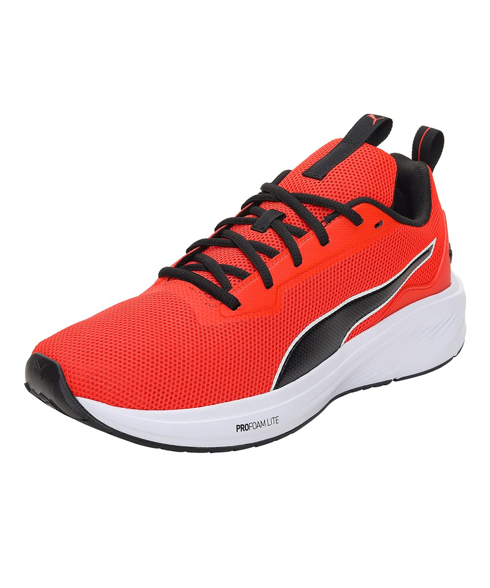 Puma Unisex Adult Fire Runner Profoam Cherry Tomato Black White Walking Shoe-10 Kids UK (37718203) (B09X1S21J5) Amazon Price History, Amazon Price Tracker