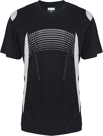 Mens Athletic Shirts Quick Dry Workout Short Sleeve T Shirt Active Crewneck Running Gym Tee Tops Performance Activewear