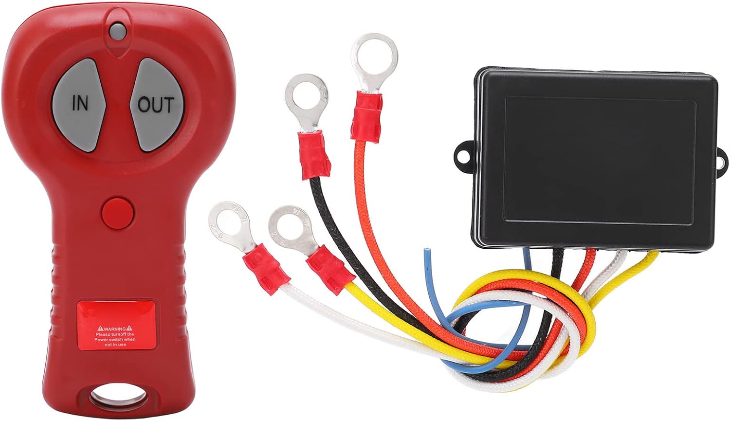 Wireless Winch Remote Control Kit, Winch Remote Control Switch with Indicator Light