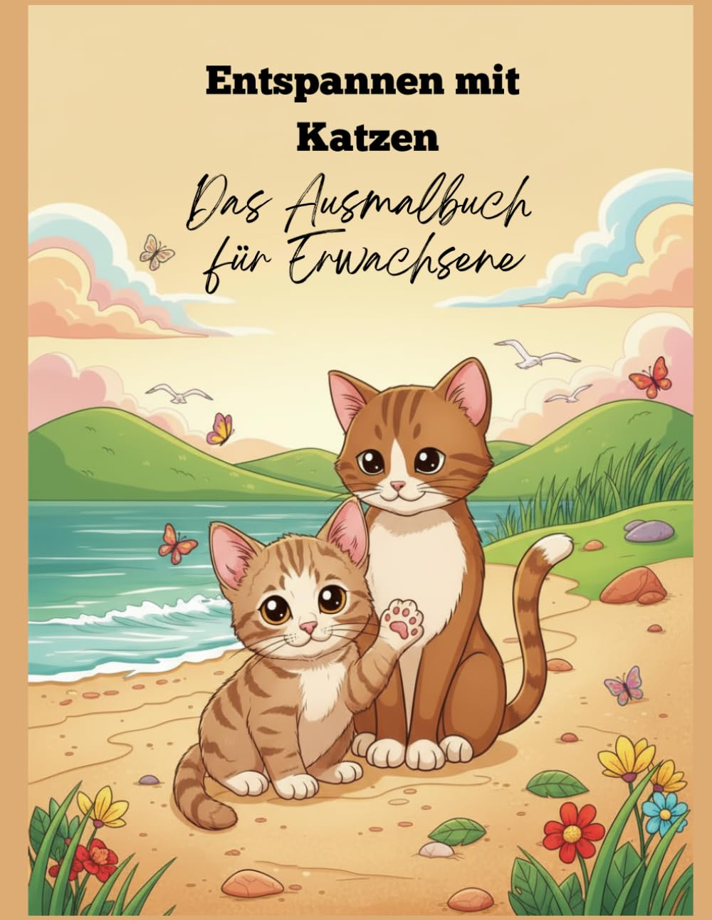 Gemütliche Pfotenzeit: Das große Malbuch für Katzenliebhaber und Erwachsene – Wunderschöne, detailreiche Katzen in gemütlichen Szenen zum Ausmalen, Entspannen, Abschalten und Träumen