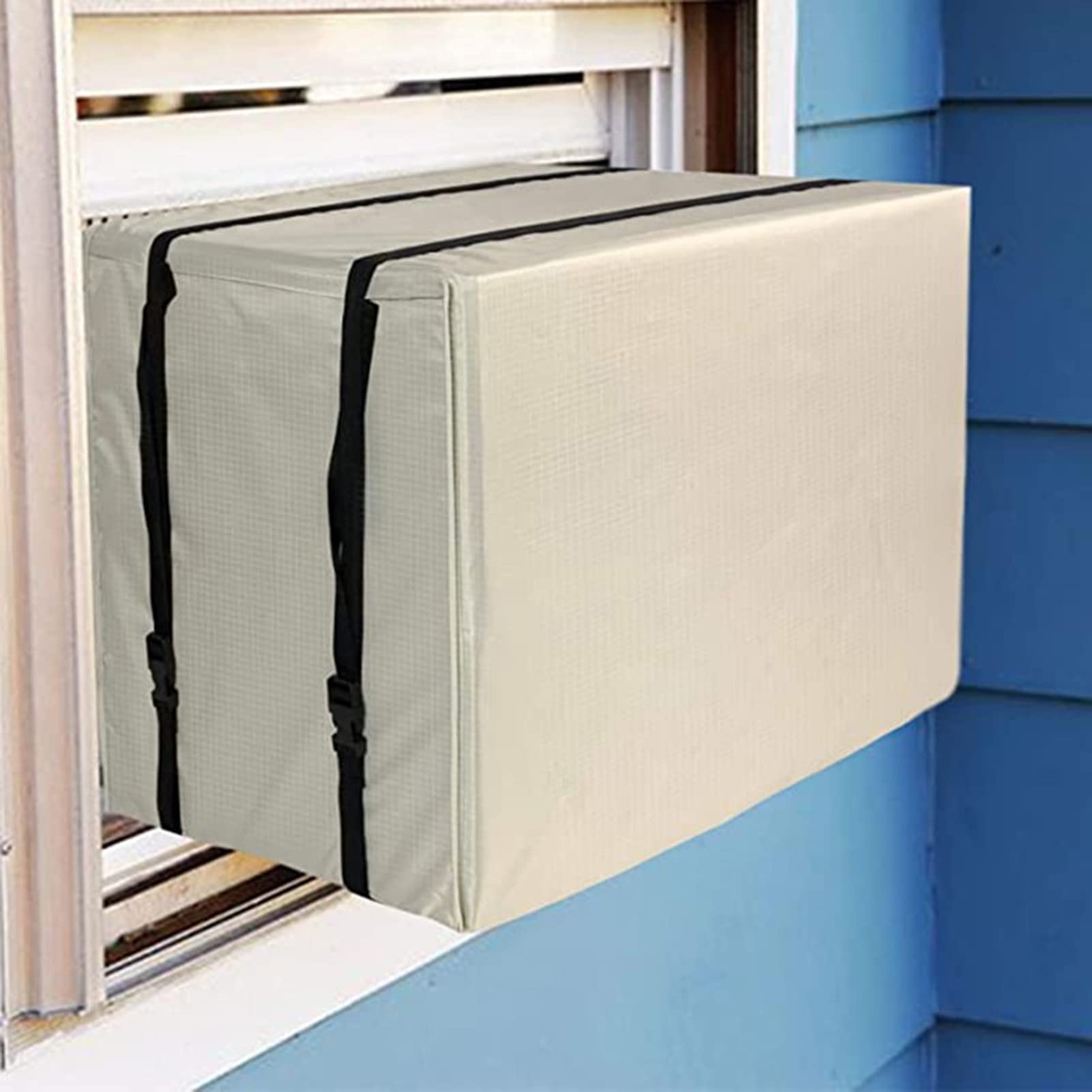 Aozzy Klimaanlagenabdeckung Für Fenstergeräte – 54,8x38,1x40,6 Cm, Wasserdicht, Mit Verstellbaren Riemen